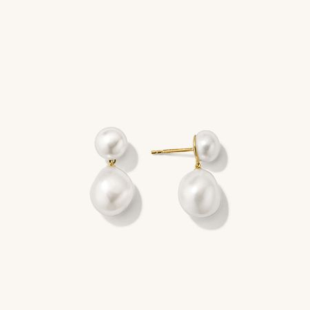 Bold Pearl Drop Earrings | Mejuri