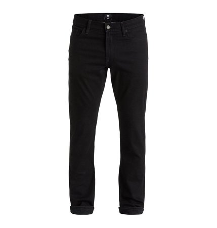 Men's Worker Slim Fit Black Rinse 32" Jeans EDYDP03178 | DC Shoes