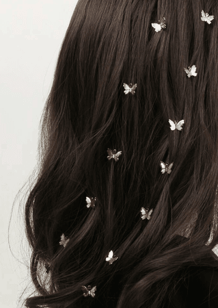 butterfly hair