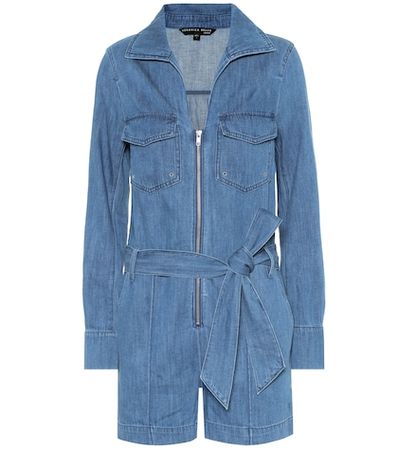 Keenan cotton and linen playsuit