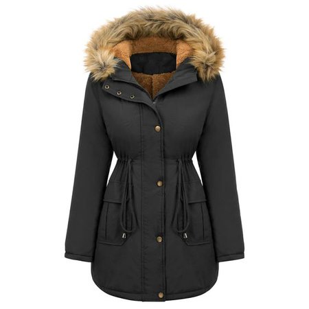Fur Lined Winter Coat