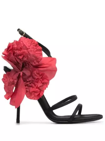 Dolce & Gabbana floral-appliqué Sandals - Farfetch