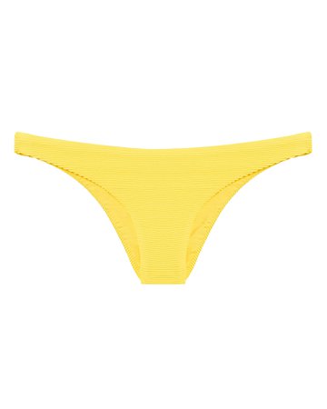 Ribbed Yellow Bikini Bottom