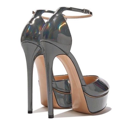 grey platform casadei shoes