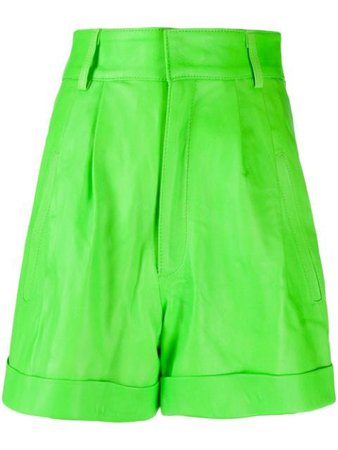 Green Manokhi high-waisted oversized shorts - Farfetch