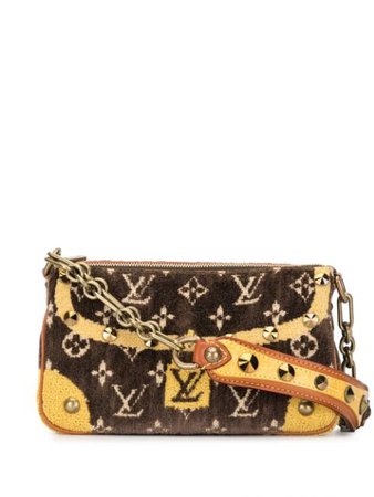 Shop brown Louis Vuitton 2004 pre-owned monogram shoulder bag with Express Delivery - Farfetch