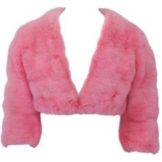 pink fur jacket