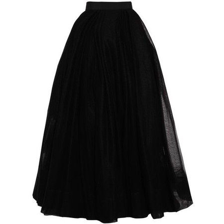 Long Tulle Ball Skirt