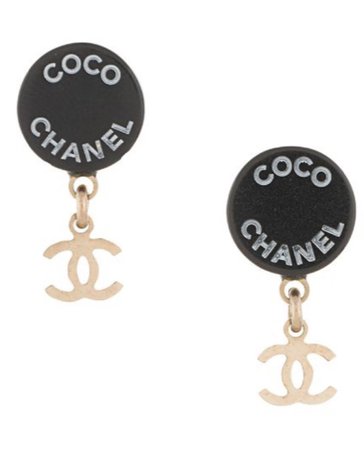 Chanel ‘07 cc drop earrings