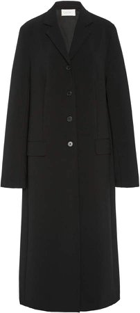 The Row Mintra Mohair-Wool Long Coat Size: 0