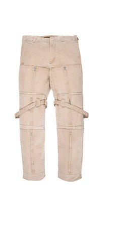 pre owned helmut Lang vintage zipper Cargo pants