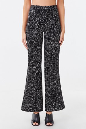 Spotted Print Wide Leg Pants | Forever 21