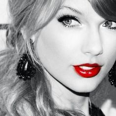 Taylor Swift Color Splash Red Lips