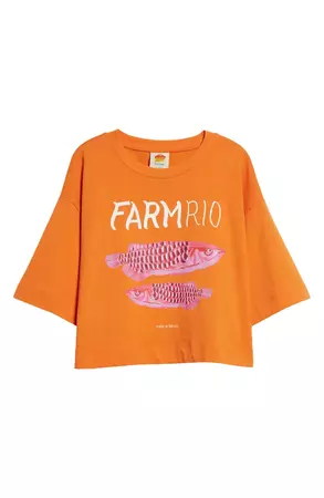 FARM Rio Tropical Fish Cotton Graphic T-Shirt | Nordstrom