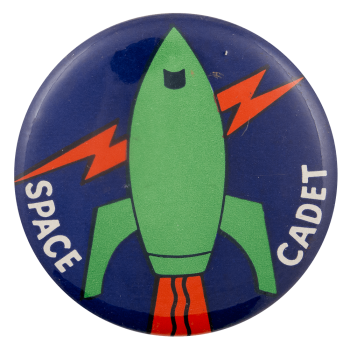 50s pin Space Cadet | Busy Beaver Button Museum
