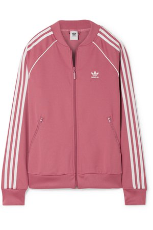 adidas Originals | SST striped jersey track jacket | NET-A-PORTER.COM