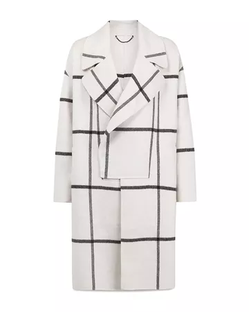 ALLSAINTS Ryder Woven Checked Coat | Bloomingdale's