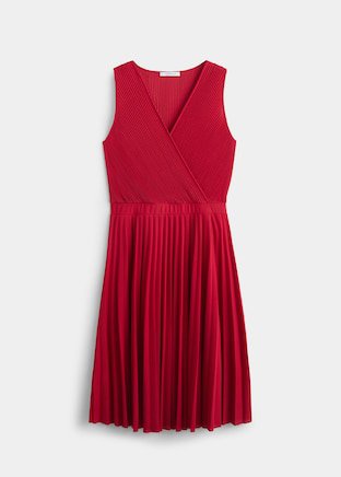 Pleated dress - Plus sizes | Violeta by Mango USA