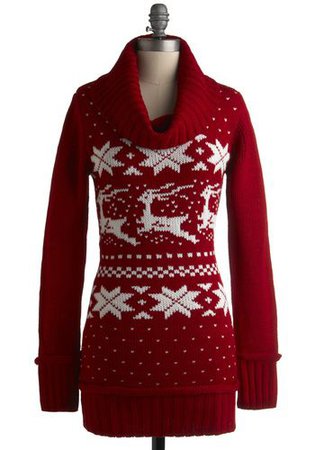 Red Christmas pullover shirt