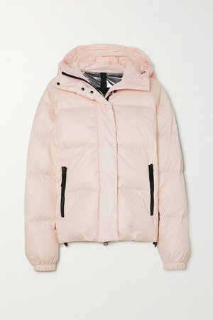 BOGNER FIREICE - Ranja Oversized Cropped Hooded Quilted Down Ski Jacket - Blush