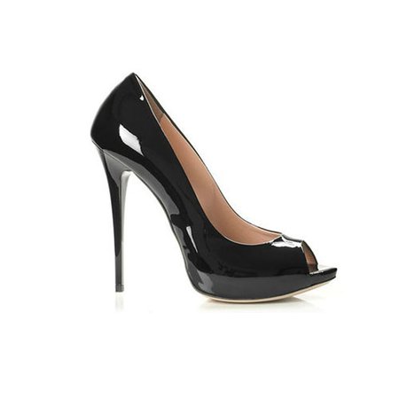 well package Famous Gianmarco Lorenzi Black Open Toe Pumps handsome design for you