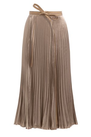 Pleated Velvet Skirt with Silk Gr. IT 40