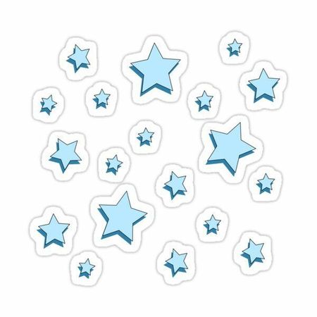 blue star sticker
