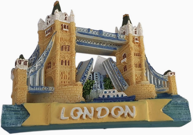 London Souvenir Fridge Magnet - Tower Bridge