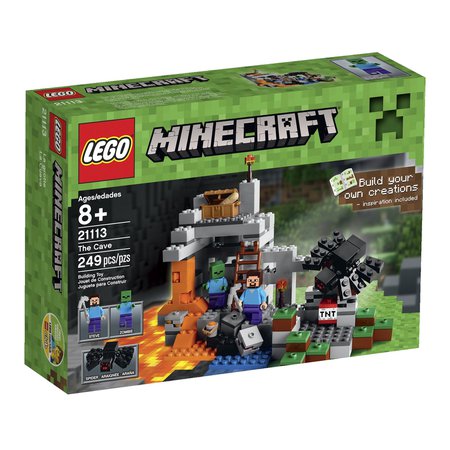 Amazon.com: LEGO Minecraft The Cave 21113: Toys & Games