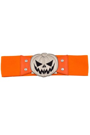 Trick Or Treat Pumpkin Belt [Orange] – VampireFreaks