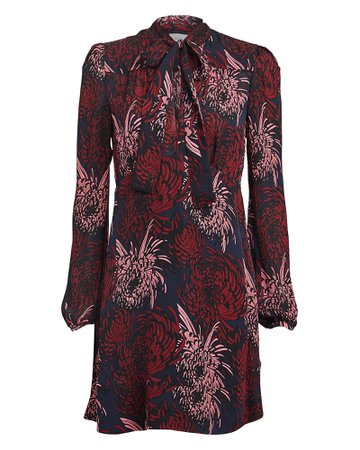 A.L.C | Emery Floral Silk Mini Dress | INTERMIX®