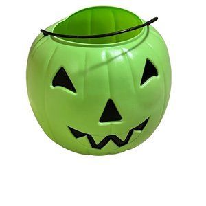 General Foam Plastics | Accents | Green Vintage General Foam Jackolantern Pumpkin Pail Halloween Bucket Blow Mol | Poshmark