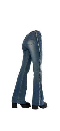 Low waisted Y2K vintage jeans