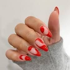 short red nails design - Google Search