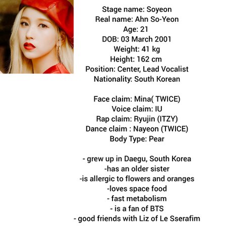 Soyeon Profile