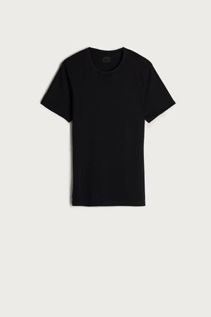 Supima® Cotton V-Neck T-Shirt - Intimissimi