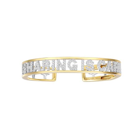 Silver 'SHARING IS CARING' Bracelet | APM_00_808 | APM Monaco
