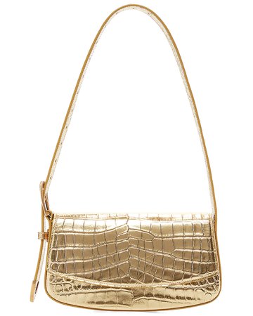 Balenciaga Baguette Belt Bag in Gold | FWRD