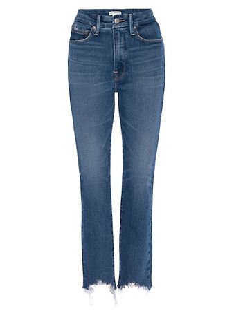 Shop GOOD AMERICAN Good Legs Cigarette Jeans | Saks Fifth Avenue