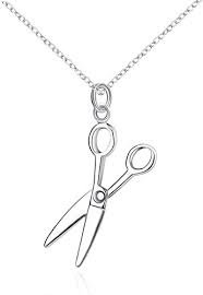 silver scissor necklace - Google Search