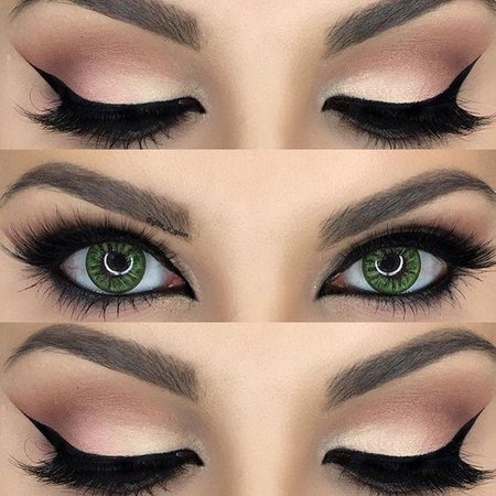green eyes makeup