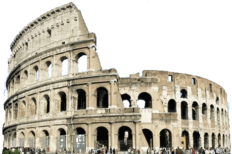 colosseum transparent roma