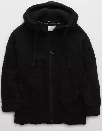 OFFLINE Sherpa Oversized Jacket black