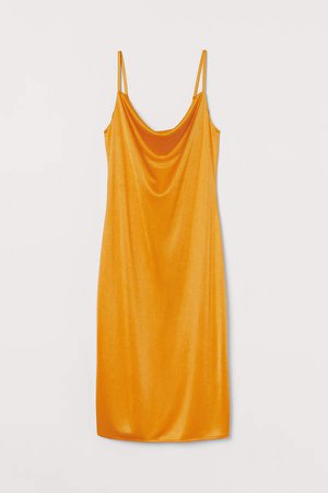 Slip-style Dress - Yellow
