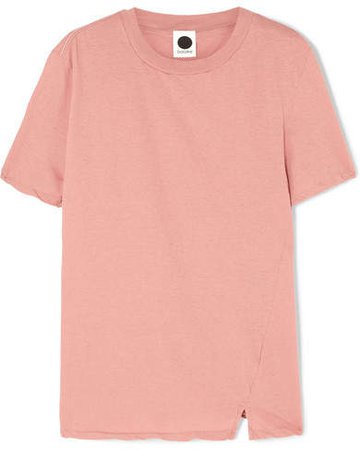 Organic Cotton-jersey T-shirt - Peach