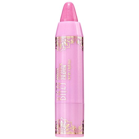 Bitzy Matte Lipstick Crayon, Pretty In Pink