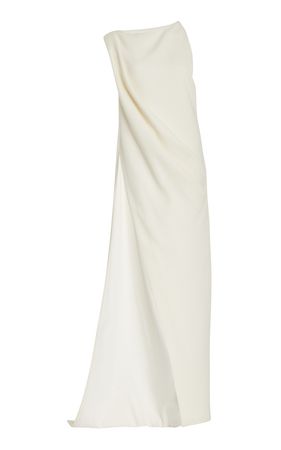 The Tate Boat Neck Virgin-Wool Top Gown By Brandon Maxwell | Moda Operandi