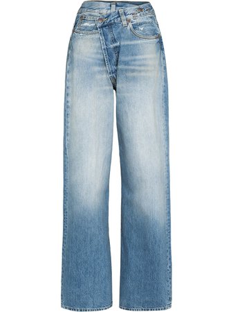 R13 Crossover wide-leg Jeans - Farfetch