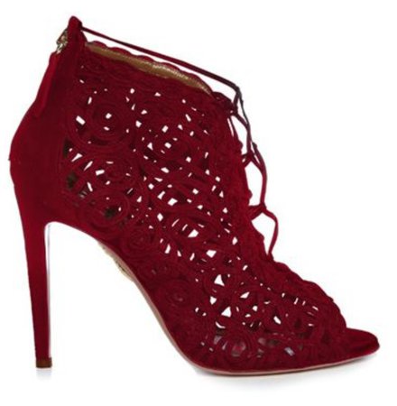 Red Lace Shoe