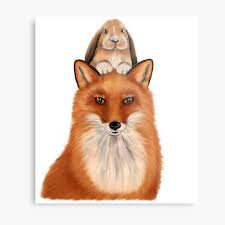 fox and rabbit friends - Google Search